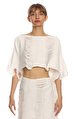 Carryberry Beyaz Crop Top