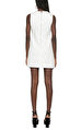 Alice & Olivia Beyaz Elbise