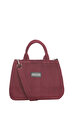 Babycord Bordo Çanta