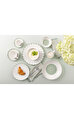 Fleur Vert Yeşil Porselen Pasta Tabağı 21 cm