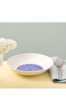 Fleur Bleu Mavi Porselen Çukur Tabak 24 cm
