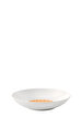 Fleur Soleil Turuncu Porselen Çukur Tabak 24 cm