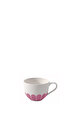 Fleur Cassis Pembe Porselen Kahve ve Çay Fincanı