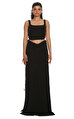Whar İf Siyah Crop Top