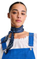 French Lacivert Bandana Saç Bandı