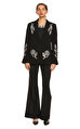 Metal Paisley Karlie Siyah Blazer