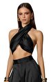 Nookie Siyah Crop Top