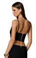Nookie Siyah Crop Top