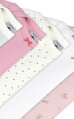 Kısa Kollu Çiçek Baskılı Pamuklu Bebek Body Set 5' li