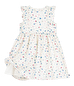 Çiçek Baskılı Kolsuz Pamuklu Çocuk Elbise