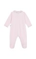 Yakalı Düz Kadife Bebek Tulum Pijama