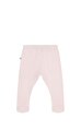 Ayaklı Triko Pudra Pantolon