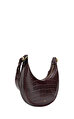 Kahverengi Carly Vegan Deri Omuz Çantası
