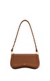 Kahverengi Joy Vegan Deri Omuz Çantası