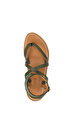 Longchamp Soulier LG x K.jacques Orman Yeşili Sandalet