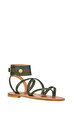 Longchamp Soulier LG x K.jacques Orman Yeşili Sandalet